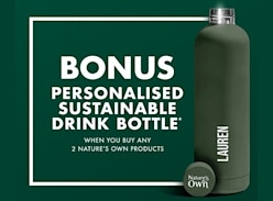 Win 1 of 500 Personalised Drink Bottles