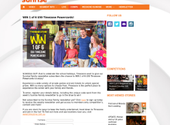 Win 1 of 6 $50 Timezone cards