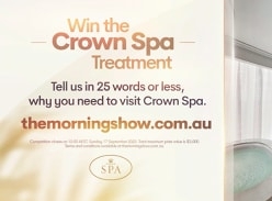 Win 1 of 6 $500 Crown Spa Gift Cards