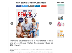 Win 1 of 6 Beau's Kitchen Cookbooks