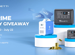 Win 1 of 6 Bluetti Power Stations or 1 of 10 $20 Coupons
