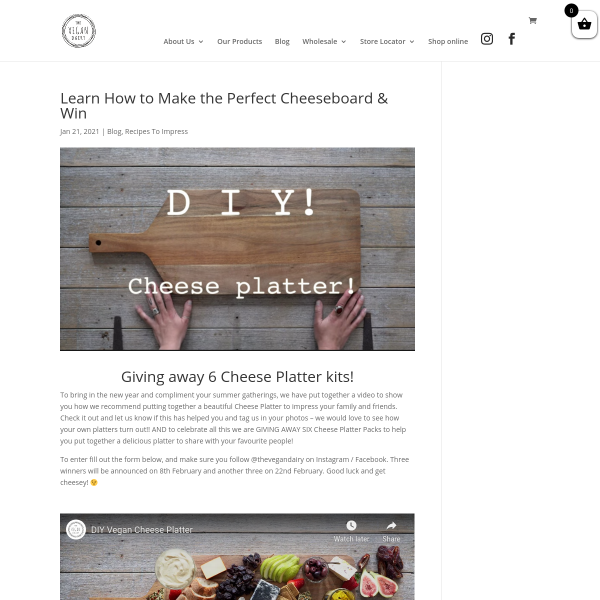 Win 1 of 6 Cheese Platter Kits