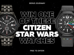 Win 1 of 6 Citizen Star Wars Watches