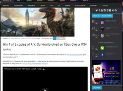 Win 1 of 6 Copies of ARK: Survival Evolved