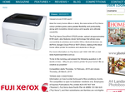 Win 1 of 6 Fuji Xerox Docuprint CP225 Wireless Printers!