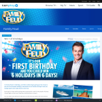 Win 1 of 6 holidays with Family Feud!