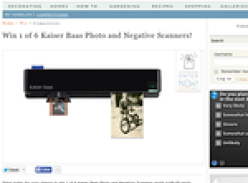 Win 1 of 6 Kaiser Baas photo & negative scanners!