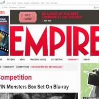 Win 1 of 6 Monsters Blur-ray Box sets