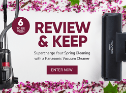 Win 1 of 6 Panasonic Vacuum Cleaners