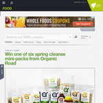 Win 1 of 6 spring cleanse mini-packs from Organic Road!