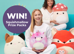 Win 1 of 6 Squishmallows Prize Bundles