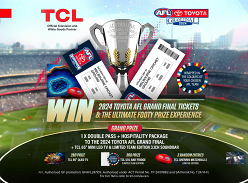 Win 1 of 6 TCL AFL Prize Packs