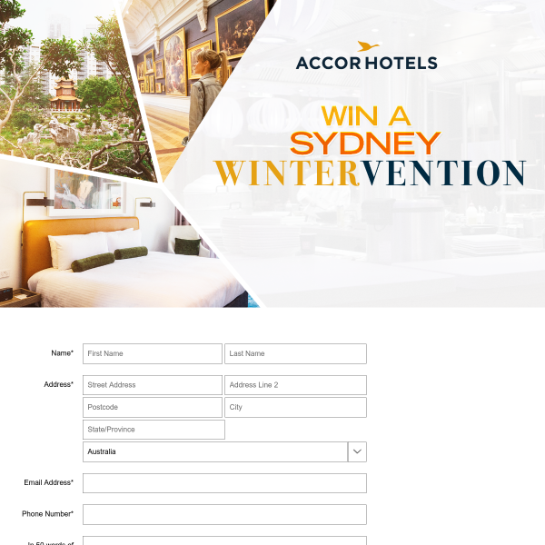 Win 1 of 6 winter escapes for 2 to Sydney!