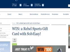 Win 1 of 60 Rebel Sports Gift Card with SolvEasy!