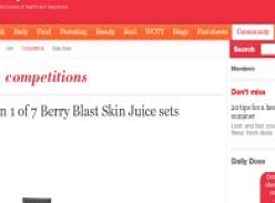 Win 1 of 7 Berry Blast skin juice sets!