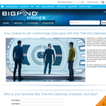 Win 1 of 7 technology prize packs with 'Star Trek Into Darkness'!
