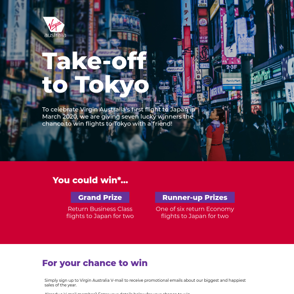 Win 1 of 7 Trips to Japan