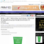 Win 1 of 7 Weleda Natural winter warmer packs!