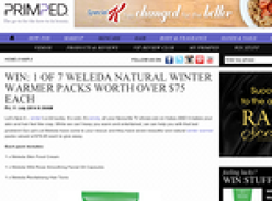Win 1 of 7 Weleda Natural winter warmer packs!