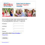 Win 1 of 70 $100 supermarket vouchers - Healthy Bones