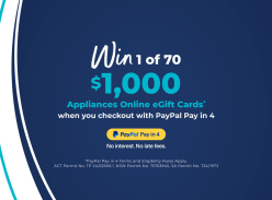 Win 1 of 70 $1000 Gift Cards