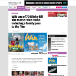 Win 1 of 70 'Blinky Bill: The Movie' prize packs including a family pass to the film!