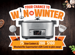 Win 1 of 75 Breville Slow Cookers