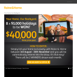 Win 1 of 8 $5,000 holidays! - Raine & Horne