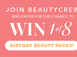 Win 1 of 8 Airyday Beauty Packs