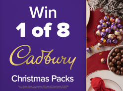 Win 1 of 8 Cadbury Chocolate Christmas Packs