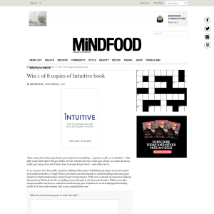Win 1 of 8 copies of Intuitive book