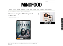 Win 1 of 8 copies of The Legend of Tarzan DVD!
