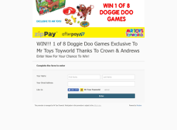 Win 1 Of 8 Doggie Doo Games