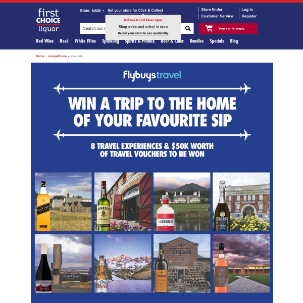 Win 1 of 8 Dream Holidays & More