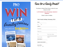 Win 1 of 8 Family Cruises