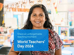 Win 1 of 8 Gift Cards from World Teacher's Day Competition