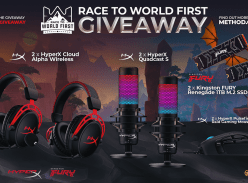 Win 1 of 8 HyperX Peripherals or Kingston Fury Renegae 1TB M.2 SSDs