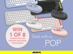 Win 1 of 8 Logitech POP ICON Keyboard and Mouse Prize Bundles