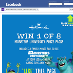 Win 1 of 8 'Monsters University' prize packs!