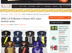 Win 1 of 8 'Mother's Choice' AFL Team Booster Seats! 