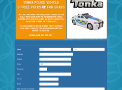 Win 1 of 8 Tonka Police Vehicles