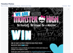 Win 1 of 8 ultimate 'Monster High' prize packs!, valued at over $500 each!