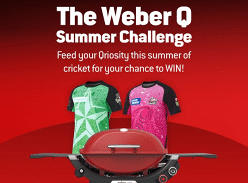 Win 1 of 8 Weber Q Prize Packs