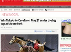 Win 1 of 80 double passes to Cavalia under the big top at Moore Park!