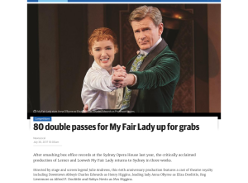 Win 1 of 80 Double Passes to See My Fair Lady at The Capitol Theatre