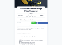 Win 1 Of 9 Prizes From Queensland-Based Film Company: GP2 Entertainment