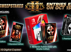 Win 1 OLED Nintendo Switch + STAR WARS Knights of the Old Republic II & More