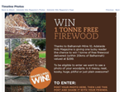 Win 1 Tonne Free Firewood