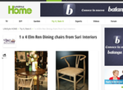 Win 1 x 4 Elm Ren Dining chairs from Suri Interiors