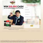 Win $10,000 cash or 1 of 10 professional coffee machines!